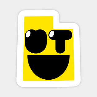 Utah States of Happynes- Utah Smiling Face Magnet