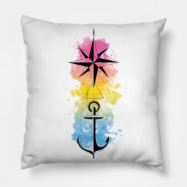 Safe Harbor (Pansexual) Pillow by Cyber_Sensei