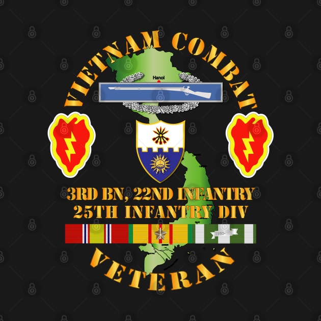 Vietnam Combat Infantry Veteran w 3rd Bn 22nd Inf - 25th ID by twix123844