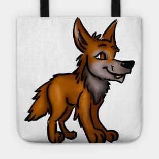 Cute Coyote Drawing Tote