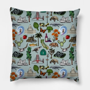 California State Pictures All-Over Print Pillow