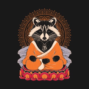 Raccoon Namaste T-Shirt