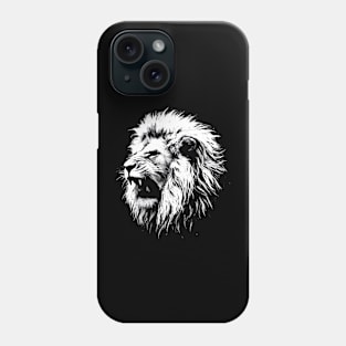 Angry Lion Roaring Phone Case