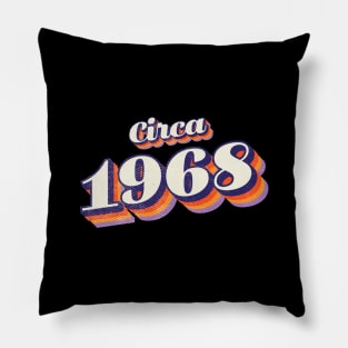 1968 Birthday Pillow