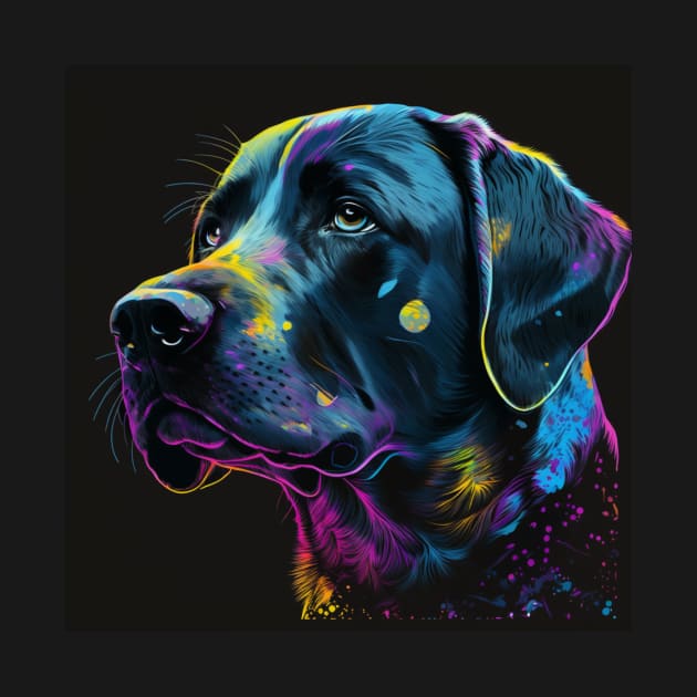 Black Labrador Retriever by Star Scrunch