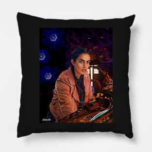 Do you know how to fly a time machine / yaz Pillow