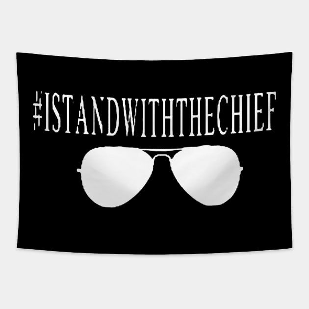 I stand with the Chief  Tapestry by camillecharbonneau93