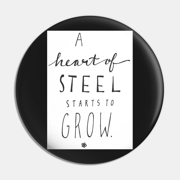Heart of Steel Pin by nicolecella98