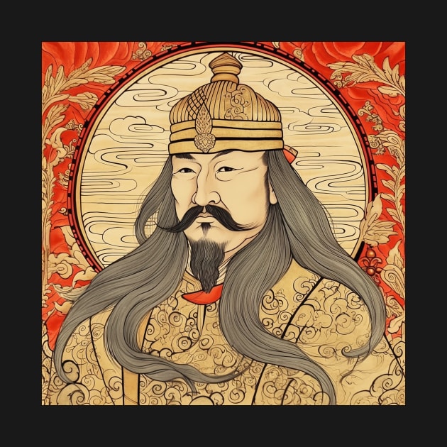 Genghis Khan leader by ComicsFactory