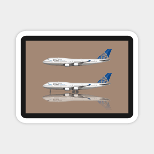 United 747-400 Friendship Magnet