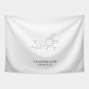 Vasopressin Molecular Structure - White Tapestry