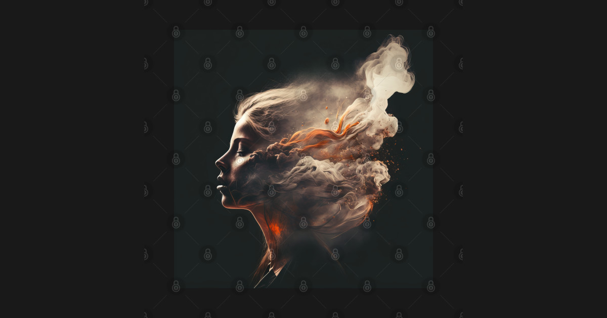 Woman dissolving into smoke Mind Blowing Moment 4 Mind Blowing T