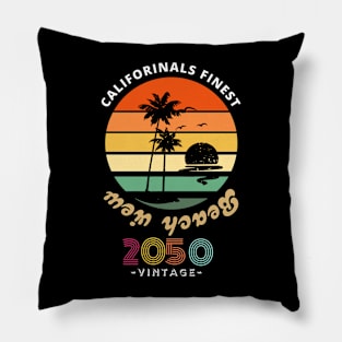 California's finest beach view Pillow