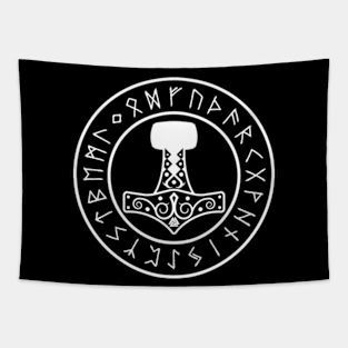 Mjölnir and Runic Circle Tapestry