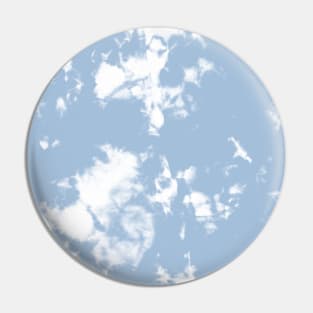 Sky Blue Storm - Tie Dye Shibori Texture Pin