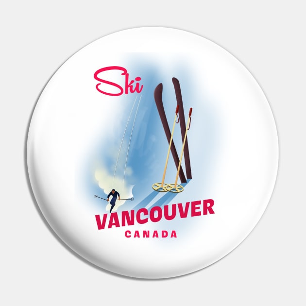 Vancouver Canada Ski Pin by nickemporium1