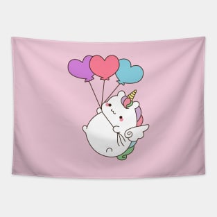 Balloons Unicorn Tapestry