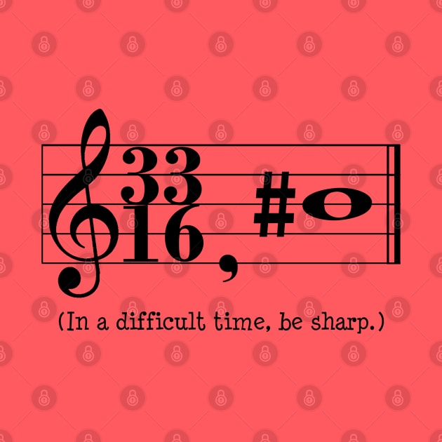 Music Theory Advice - Be Sharp (in black) by Tip-Tops