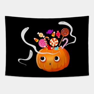 Cute Halloween Pumpkin Tapestry