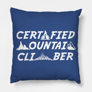 Certified Mountain Climber Pillow