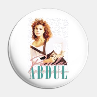 Paula Abdul /// 80s Vintage Aesthetic Design Pin