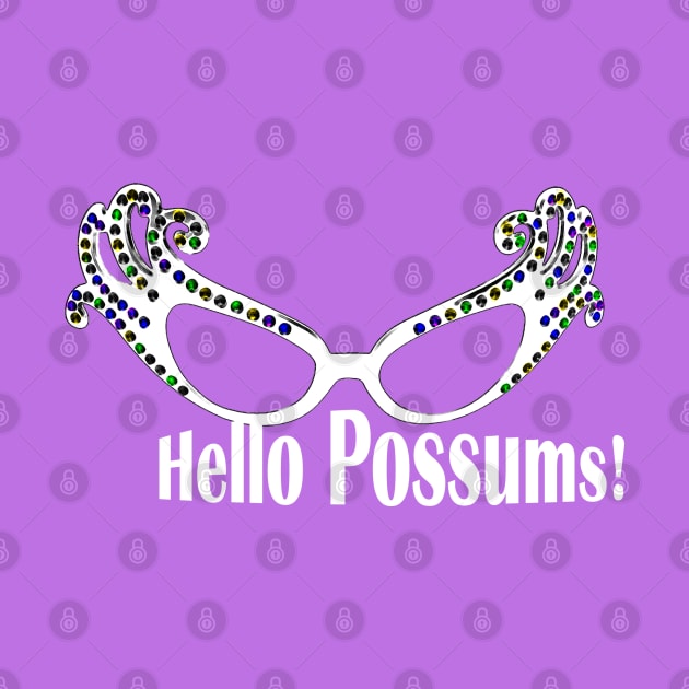 Hello Possums! (white text) by Melbournator