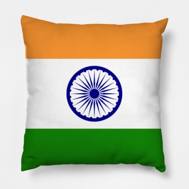 National Flag of India Pillow by asimplefool