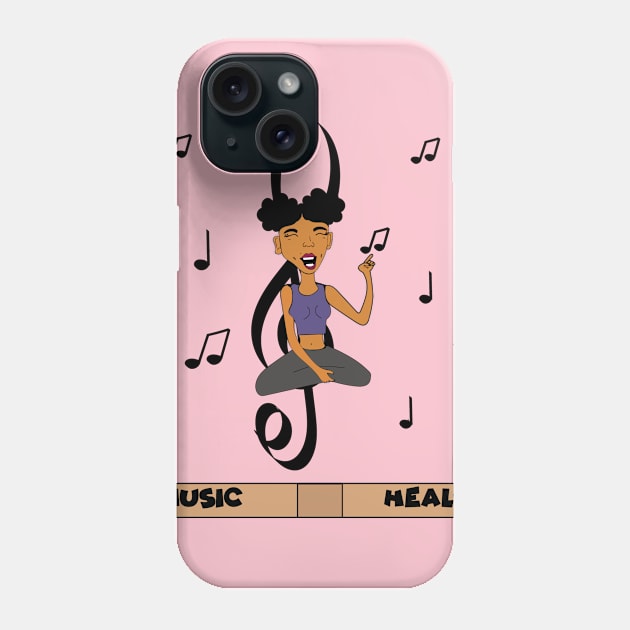 Music Heals Phone Case by TheCornucopia