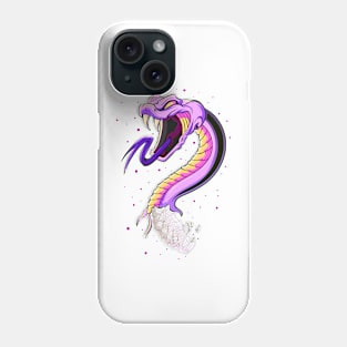 The great Japanese Snake 3 - Venomous creature - Illustration Phone Case