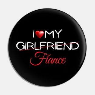 Girlfriend Fiance Pin