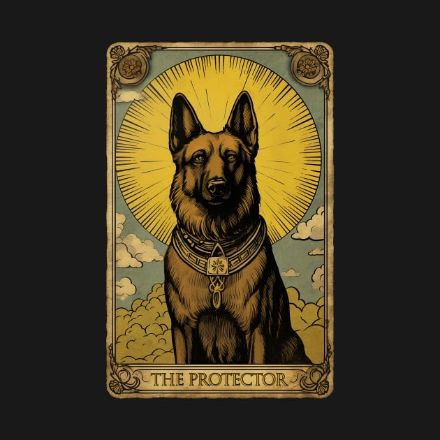 Tarot Card German Shepherd Dog by RichieDuprey