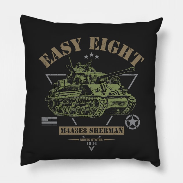 M4A3E8 'Easy-Eight' Sherman Pillow by Military Style Designs