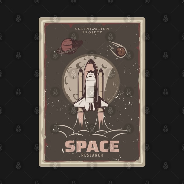 space by Vine Time T shirts