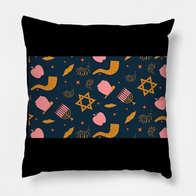 Rosh Hashanah Pattern Pillow by Bestseller