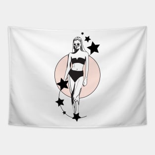 Strawberry Moon Tapestry