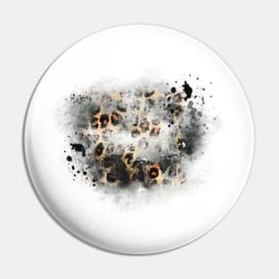 Distressed Leopard Print Pin