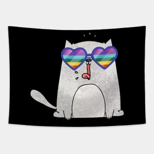 Pride month special cat Tapestry