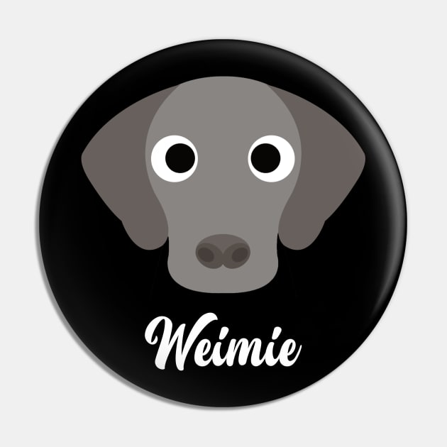 Weimie - Weimaraner Pin by DoggyStyles
