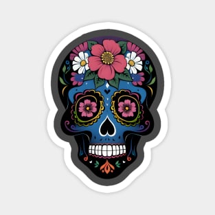 Day of the Dead Skull 10 Magnet