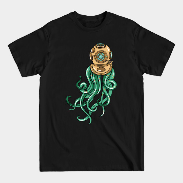 Discover Scuba Diver Octopus - Octopus - T-Shirt