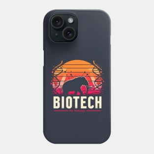 Biotech Bio Technology DNA Mammoth Science Crispr Gene Edit Phone Case