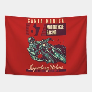 Santa Monica Racing Tapestry