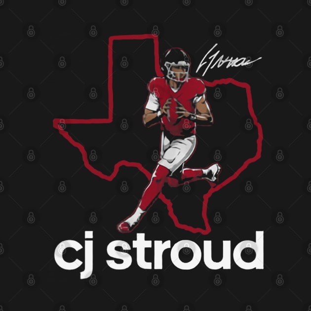 C.J. Stroud State Outline by stevenmsparks