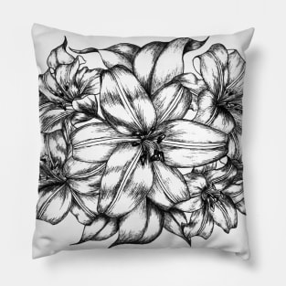 Lilies Bouquet Pillow