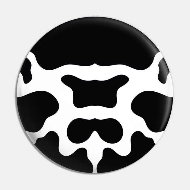 Cow pattern animal Pin by Flipodesigner