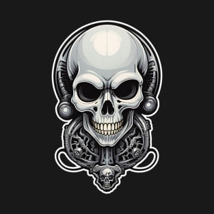 Retro Techno Skull 3 T-Shirt