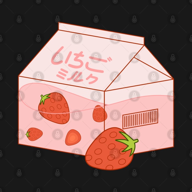 Strawberry milk carton by CozyEra