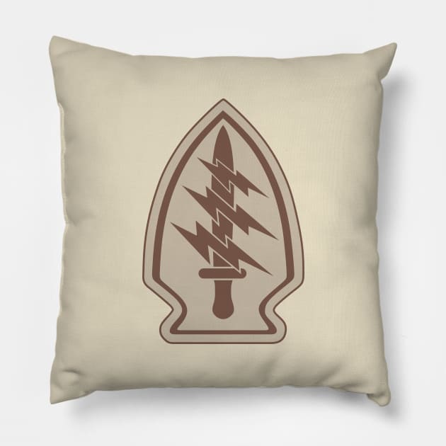 1st Special Forces Command (Airborne) Pillow by Firemission45