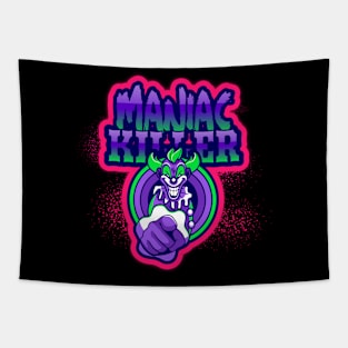 Clown Maniac Killer Gamer Tapestry