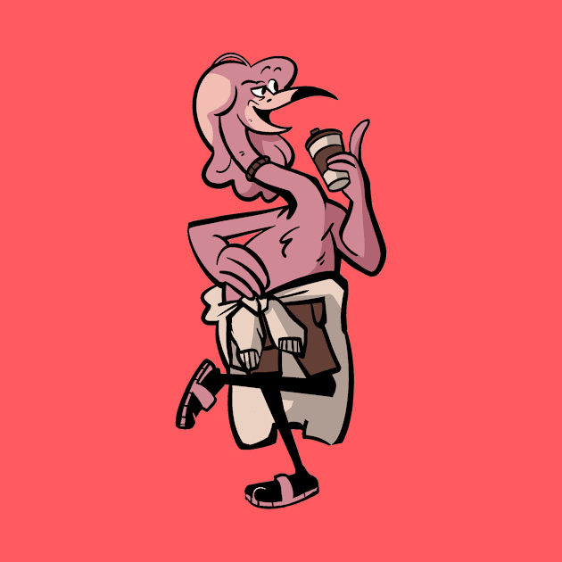 Latte Flamingo by sciderman